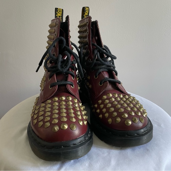 Dr. Martens Cherry Red Spikes - Picture 6 of 11